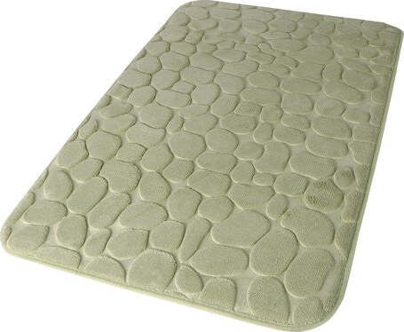 Tappeto-bagno-Idro-Bric-TASA4575VE-MEMORY-Sassi-Verde