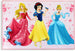 Tappeto Cameretta Antiscivolo Le Principesse Disney 80x120 Cm Var. 1