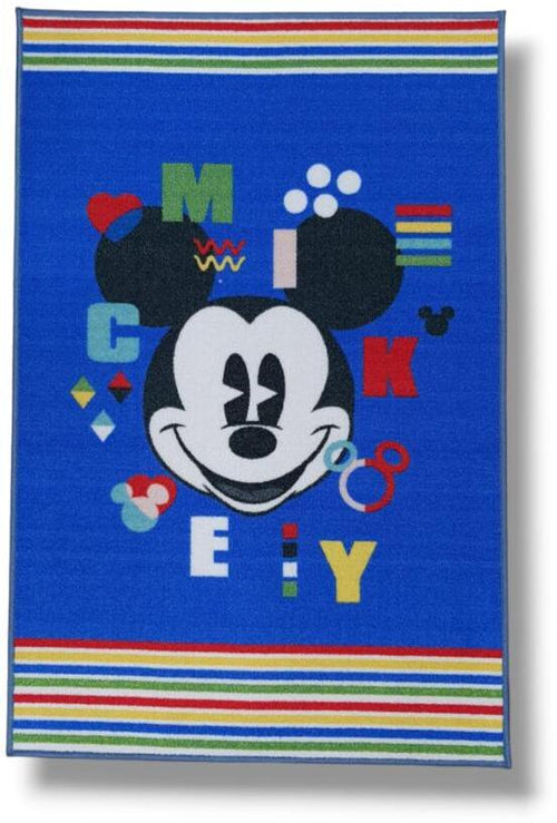 Tappeto cameretta antiscivolo michey 80x120 cm