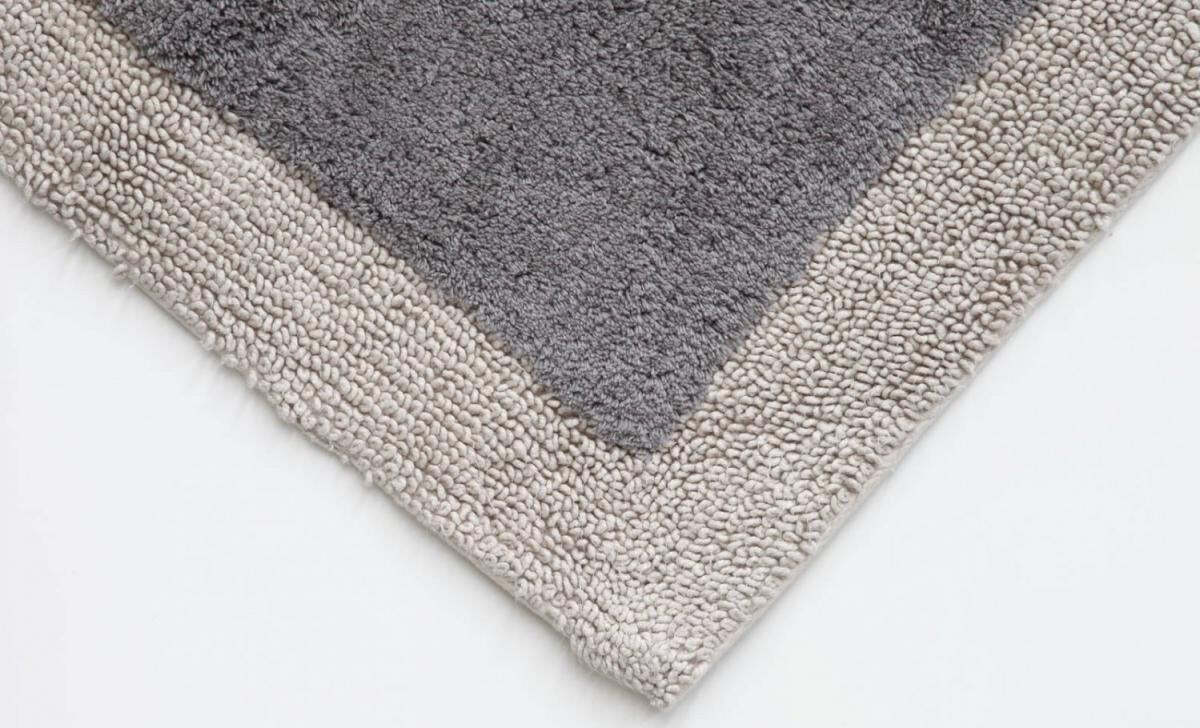 Cavalieri Tappeto Da Bagno In Cotone Jolie Linea Shade - 70x130 Cm - Colore Grigio/Beige - 6