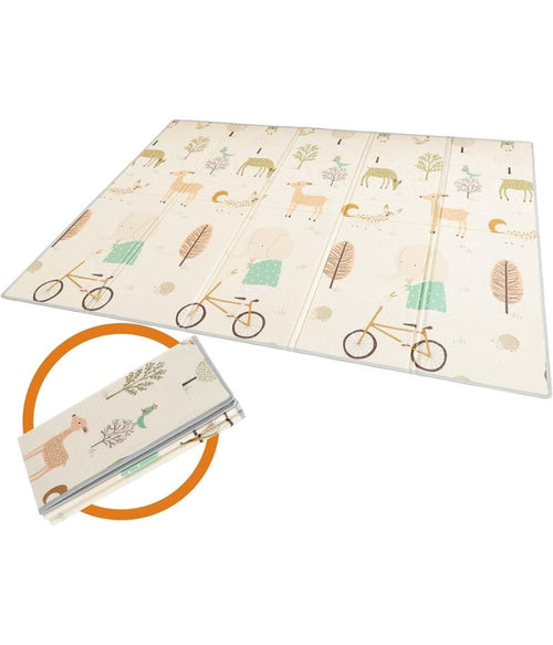 Tappeto Da Gioco Per Bambini Neonato Xpe Schiuma Pieghevole Portabile 150x200 Cm