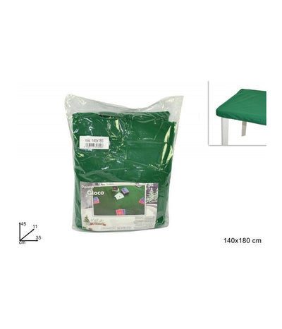 Tappeto Da Tavolo Verde Tappetino Gioco Panno Roulette Poker 140x180cm