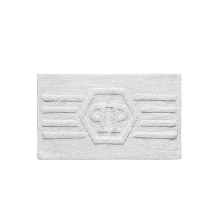 Philipp Plein Tappeto d'arredo Hexagon Tinta Unita in Cotone
