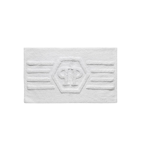 Philipp Plein Tappeto d'arredo Hexagon Tinta Unita in Cotone