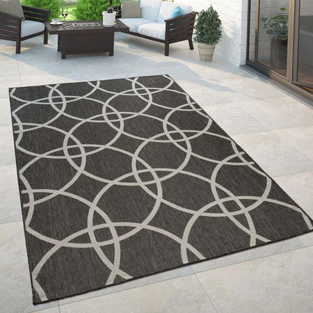 Tappeto-di-Design-per-interni-ed-esterni-Varie-Dimensioni-Cerchi