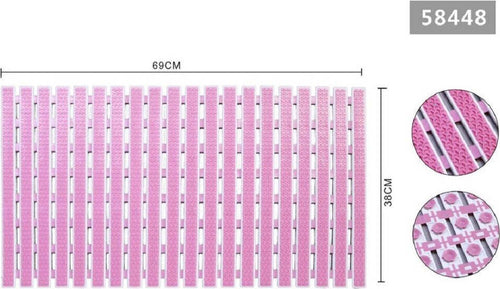 Tappeto Doccia Antiscivolo 69x38cm Tappetino Vasca Bagno Rettangolare Rosa 58448 Casa e cucina/Bagno/Accessori per il bagno/Accessori per la doccia/Tappetini Trade Shop italia - Napoli, Commerciovirtuoso.it