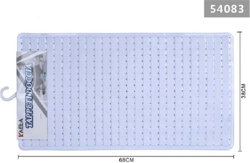 Tappeto Doccia Vasca Bagno Antiscivolo 38x68cm Rettangolare A Righi Bianco 54083 Casa e cucina/Bagno/Accessori per il bagno/Accessori per la doccia/Tappetini Trade Shop italia - Napoli, Commerciovirtuoso.it