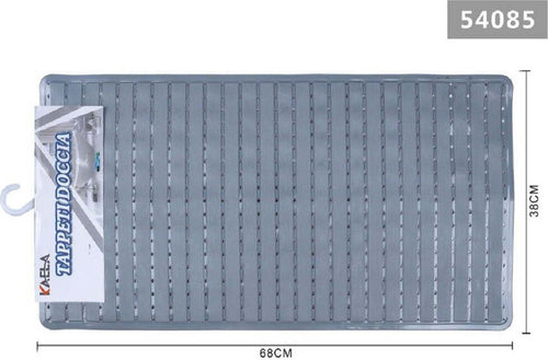 Tappeto Doccia Vasca Bagno Antiscivolo 38x68cm Rettangolare A Righi Grigio 54085 Casa e cucina/Bagno/Accessori per il bagno/Accessori per la doccia/Tappetini Trade Shop italia - Napoli, Commerciovirtuoso.it