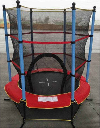 Tappeto-elastico-Odg-ODG798-con-rete-sicurezza-h.125-cm