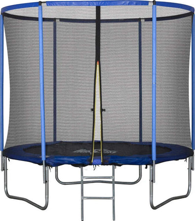 Tappeto-Elastico-per-Bambini-e-Adulti-con-Rete-e-Bordo-Imbottito,-Giochi-da-Giardino-e-Casa-Φ244x240cm-Blu-e-Nero-YH5A71-015V05YH5