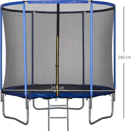 Tappeto-Elastico-per-Bambini-e-Adulti-con-Rete-e-Bordo-Imbottito,-Giochi-da-Giardino-e-Casa-Φ244x240cm-Blu-e-Nero-YH5A71-015V05YH5