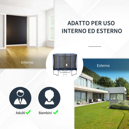 Tappeto-Elastico-per-Bambini-e-Adulti-con-Rete-e-Bordo-Imbottito,-Giochi-da-Giardino-e-Casa-Φ244x240cm-Blu-e-Nero-YH5A71-015V05YH5