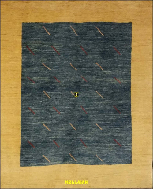 Tappeto Gabbeh Ziegler Gold 185x155 Cm Lavorato A Mano, Colori Vegetali Unico Con Certificato Casa e cucina/Tessili per la casa/Tappeti e tappetini/Tappeti Mollaian Tappeti - Lecce, Commerciovirtuoso.it