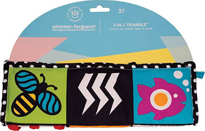 Tappeto Gioco Bambini E Neonati Alto Contrasto 3m+ 3in1 Triangle Tappetino Neonati Multi Colore Prima infanzia/Attività e intrattenimento/Tappetini gioco e palestrine Papau - Giammoro, Commerciovirtuoso.it