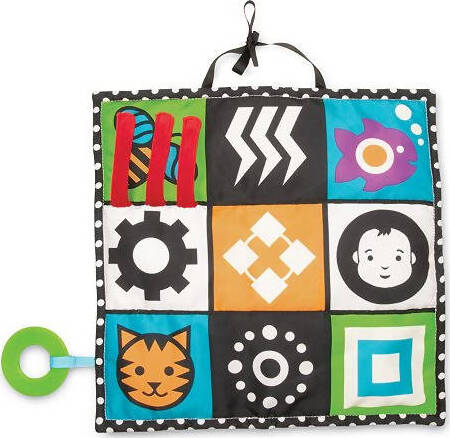 Tappeto Gioco Bambini E Neonati Alto Contrasto 3m+ 3in1 Triangle Tappetino Neonati Multi Colore Prima infanzia/Attività e intrattenimento/Tappetini gioco e palestrine Papau - Giammoro, Commerciovirtuoso.it