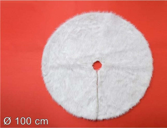 Tappeto Gonna Copertura Base Albero Di Natale 100cm Pelliccia Bianco Sottoalbero Casa, arredamento e bricolage > Prodotti per Feste > Prodotti Natalizi Trade Shop italia - Napoli, Commerciovirtuoso.it