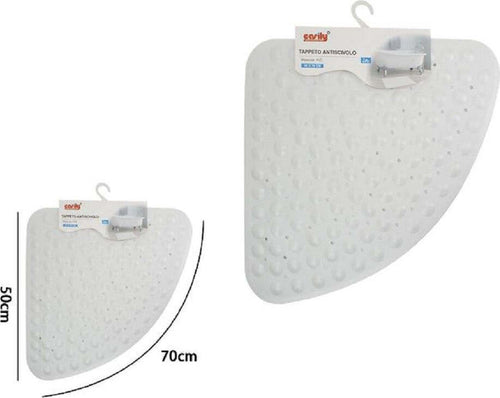 Tappeto In Pvc Antiscivolo Triangolare Bianco Vasca Bagno Doccia 50 X 70cm 79732 Casa, arredamento e bricolage > Accessori Bagno > Tappeti Doccia Trade Shop italia - Napoli, Commerciovirtuoso.it