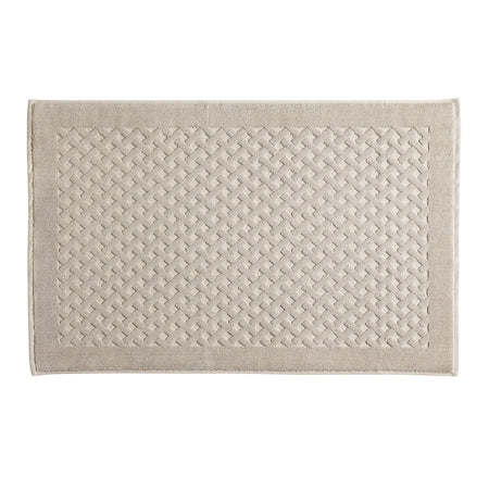 Biancoperla Tappeto in Spugna di Puro Cotone Tinta Unita Perla - Varie Dimensioni