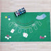 Tappeto In Tessuto Verde Da Tavolo Per Gioco Blackjack Roulette Misura 30x40cm Giochi e giocattoli/Giochi da tavola di società e accessori/Casinò e attrezzature/Allestimenti/Panni per tavoli da Poker Trade Shop italia - Napoli, Commerciovirtuoso.it