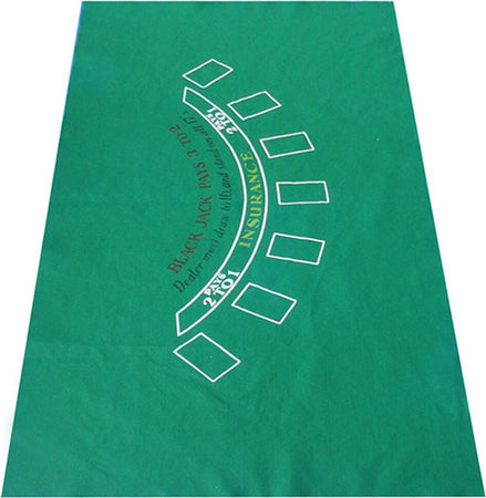 Tappeto In Tessuto Verde Da Tavolo Per Gioco Blackjack Roulette Misura 30x40cm Giochi e giocattoli/Giochi da tavola di società e accessori/Casinò e attrezzature/Allestimenti/Panni per tavoli da Poker Trade Shop italia - Napoli, Commerciovirtuoso.it