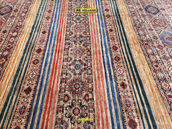 Tappeto-Khorgin-Shabargan-316x207---Moderno-Originale-Extra-Fine-Con-Disegni-Geometrici-Kilim