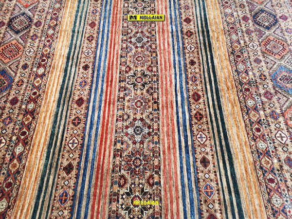Tappeto-Khorgin-Shabargan-316x207---Moderno-Originale-Extra-Fine-Con-Disegni-Geometrici-Kilim