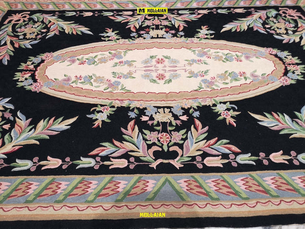 Tappeto Kilim Aubusson Suzani 272x180cm Rettangolare Nero, Grigio E Verde Disegni Antichi Lavorato A Mano Senza Frange Casa e cucina/Tessili per la casa/Tappeti e tappetini/Tappeti Mollaian Tappeti - Lecce, Commerciovirtuoso.it