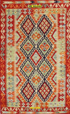 Tappeto Kilim Kaudani Melange 166x105cm Multicolore Pastello Originale Unico Con Certificato Disegno Moderno, Double Face Casa e cucina/Tessili per la casa/Tappeti e tappetini/Tappeti Mollaian Tappeti - Lecce, Commerciovirtuoso.it