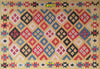 Tappeto Kilim Vaziri Melange 182x126cm Tessitura Piatta Rettangolare Multicolore Geometrico Originale Unico Con Certificato Casa e cucina/Tessili per la casa/Tappeti e tappetini/Tappeti Mollaian Tappeti - Lecce, Commerciovirtuoso.it
