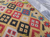 Tappeto Kilim Vaziri Melange 182x126cm Tessitura Piatta Rettangolare Multicolore Geometrico Originale Unico Con Certificato Casa e cucina/Tessili per la casa/Tappeti e tappetini/Tappeti Mollaian Tappeti - Lecce, Commerciovirtuoso.it