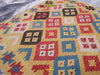 Tappeto Kilim Vaziri Melange 182x126cm Tessitura Piatta Rettangolare Multicolore Geometrico Originale Unico Con Certificato Casa e cucina/Tessili per la casa/Tappeti e tappetini/Tappeti Mollaian Tappeti - Lecce, Commerciovirtuoso.it
