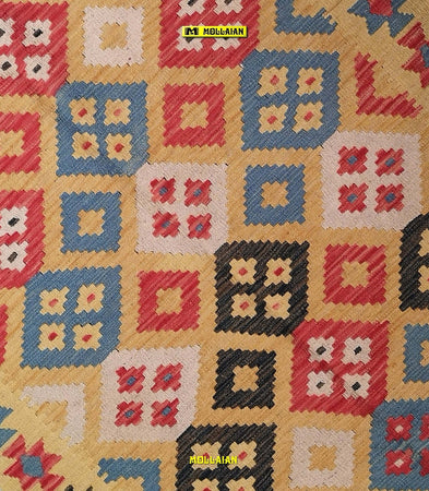 Tappeto Kilim Vaziri Melange 182x126cm Tessitura Piatta Rettangolare Multicolore Geometrico Originale Unico Con Certificato Casa e cucina/Tessili per la casa/Tappeti e tappetini/Tappeti Mollaian Tappeti - Lecce, Commerciovirtuoso.it
