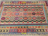 Tappeto Kilim Vaziri Melange 247x170cm Multicolore Isegno Moderno, Double Face Lavorato A Mano Originale Certificato Casa e cucina/Tessili per la casa/Tappeti e tappetini/Tappeti Mollaian Tappeti - Lecce, Commerciovirtuoso.it