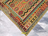 Tappeto Kilim Vaziri Melange 247x170cm Multicolore Isegno Moderno, Double Face Lavorato A Mano Originale Certificato Casa e cucina/Tessili per la casa/Tappeti e tappetini/Tappeti Mollaian Tappeti - Lecce, Commerciovirtuoso.it