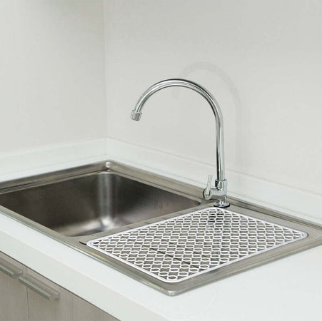 Tappeto lavello Brillà traforato in PVC Grande Bianco Casa e cucina/Organizzazione interni/Contenitori e barattoli da cucina/Portaoggetti e supporti/Tappetini per lavello Scontolo.net - Potenza, Commerciovirtuoso.it