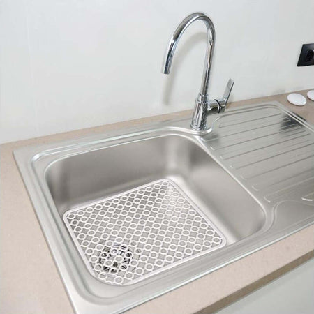 Tappeto lavello traforato PVC Brillà Piccolo Bianco Casa e cucina/Organizzazione interni/Contenitori e barattoli da cucina/Portaoggetti e supporti/Tappetini per lavello Scontolo.net - Potenza, Commerciovirtuoso.it
