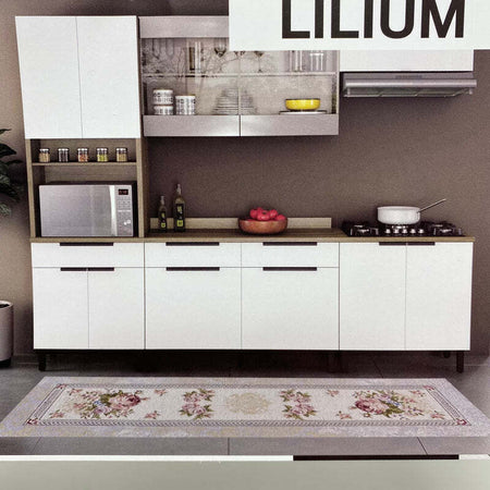 Tappeto Lilium Retrogommato Antiscivolo - Karì