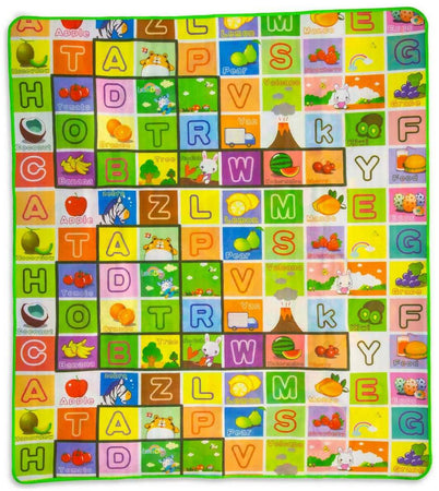 Tappeto Neonato Gattonamento Due Facce 200x180cm In Tela Pieghevole Tappeto Gioco Sensoriale Boquerias