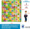 Tappeto Neonato Gattonamento Due Facce 200x180cm In Tela Pieghevole Tappeto Gioco Sensoriale Boquerias