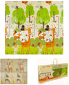 Tappeto Neonato Gattonamento Interattivo Due Facce 180x180x1 Cm Pieghevole Tappeto Gioco Sensoriale Boquerias