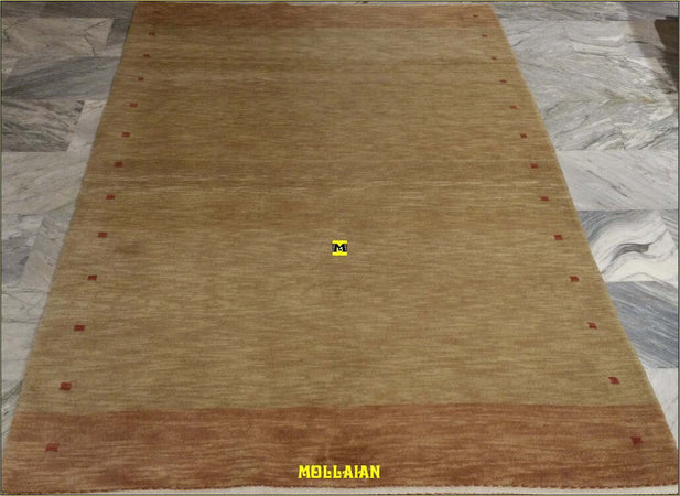 Tappeto Originale Cinese Moderno Gabbeh Beijing 185x122cm Beige - Nocciola Casa e cucina/Tessili per la casa/Tappeti e tappetini/Tappeti Mollaian Tappeti - Lecce, Commerciovirtuoso.it