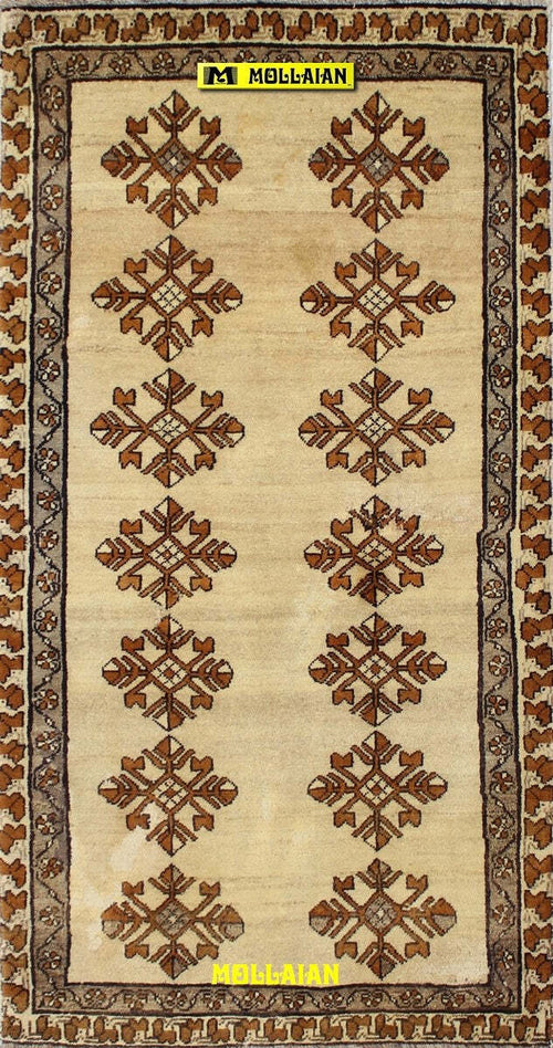 Tappeto Originale Gabbeh Kashkuli D'epoca 180x98cm Beige Sabbia Disegni Geometrici Colori Vegetali Tappeto Geometrico Persiano Originale Casa e cucina/Tessili per la casa/Tappeti e tappetini/Tappeti Mollaian Tappeti - Lecce, Commerciovirtuoso.it