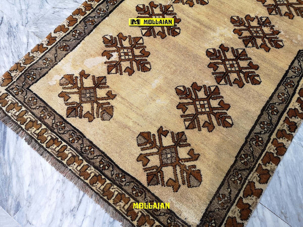 Tappeto Originale Gabbeh Kashkuli D'epoca 180x98cm Beige Sabbia Disegni Geometrici Colori Vegetali Tappeto Geometrico Persiano Originale Casa e cucina/Tessili per la casa/Tappeti e tappetini/Tappeti Mollaian Tappeti - Lecce, Commerciovirtuoso.it