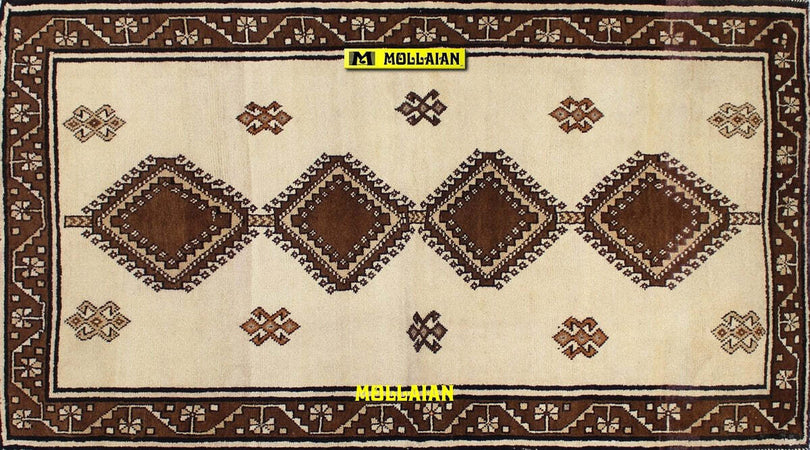 Tappeto Originale Gabbeh Kashkuli D'epoca 203x115cm Tappeto Beige, Grigio, Tortora Vello In Lana, Disegni Geometrici, Colori Vegetali Casa e cucina/Tessili per la casa/Tappeti e tappetini/Tappeti Mollaian Tappeti - Lecce, Commerciovirtuoso.it