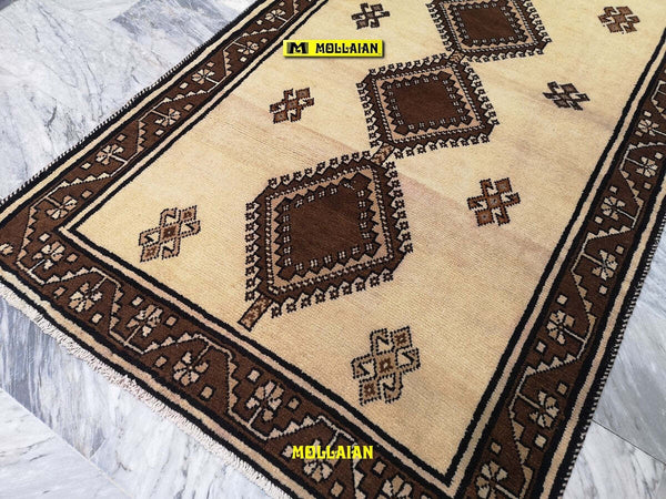 Tappeto Originale Gabbeh Kashkuli D'epoca 203x115cm Tappeto Beige, Grigio, Tortora Vello In Lana, Disegni Geometrici, Colori Vegetali Casa e cucina/Tessili per la casa/Tappeti e tappetini/Tappeti Mollaian Tappeti - Lecce, Commerciovirtuoso.it