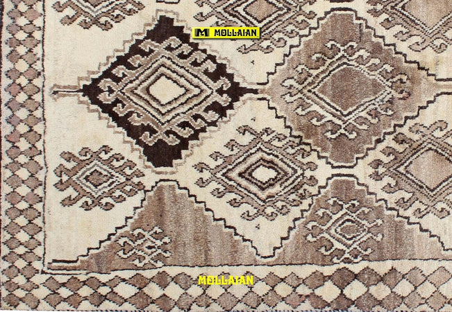 Tappeto Originale Gabbeh Kashkuli D'epoca 210x125 Cm Beige Sabbia Origine Persia Certificato In Vello Di Lana Motivi Geometrici Casa e cucina/Tessili per la casa/Tappeti e tappetini/Tappeti Mollaian Tappeti - Lecce, Commerciovirtuoso.it