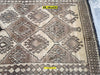 Tappeto Originale Gabbeh Kashkuli D'epoca 210x125 Cm Beige Sabbia Origine Persia Certificato In Vello Di Lana Motivi Geometrici Casa e cucina/Tessili per la casa/Tappeti e tappetini/Tappeti Mollaian Tappeti - Lecce, Commerciovirtuoso.it