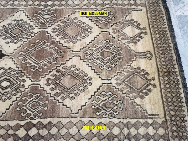 Tappeto Originale Gabbeh Kashkuli D'epoca 210x125 Cm Beige Sabbia Origine Persia Certificato In Vello Di Lana Motivi Geometrici Casa e cucina/Tessili per la casa/Tappeti e tappetini/Tappeti Mollaian Tappeti - Lecce, Commerciovirtuoso.it