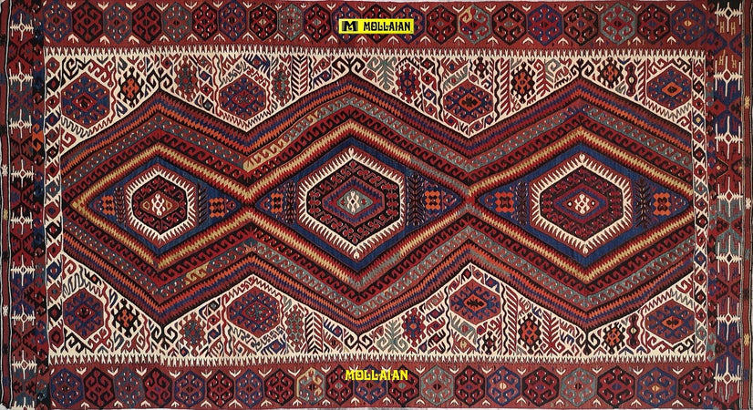 Tappeto Originale Kilim Shirvan Antico 310x168cm Rosso Scuro Tappeto Certificato Primi Del 900 Avorato A Mano Casa e cucina/Tessili per la casa/Tappeti e tappetini/Tappeti Mollaian Tappeti - Lecce, Commerciovirtuoso.it