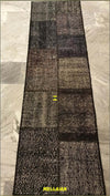 Tappeto Originale Passatoia Patchwork Vintage Anatolia Nero 200x60cm D'epoca Grigio Nero Melange Unico Con Certificato Casa e cucina/Tessili per la casa/Tappeti e tappetini/Tappeti Runner Mollaian Tappeti - Lecce, Commerciovirtuoso.it